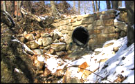 Engineered Drainage Stone Headwall